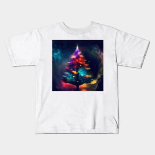 Abstract Christmas Tree Kids T-Shirt